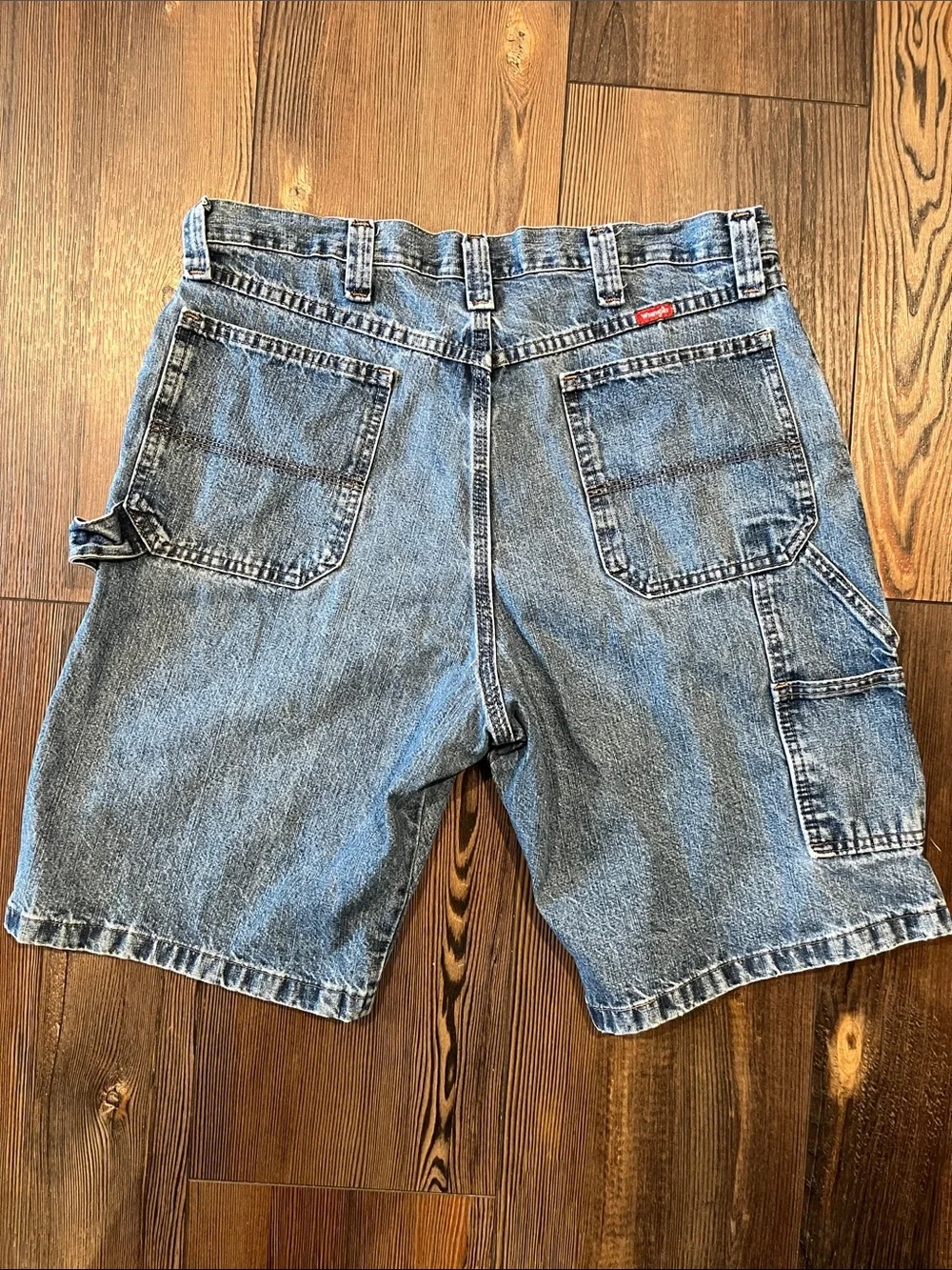 Wrangler Denim Carpenter Shorts 2 Pair 32 Waist